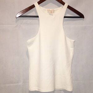 H&M White Tank Top | Size S